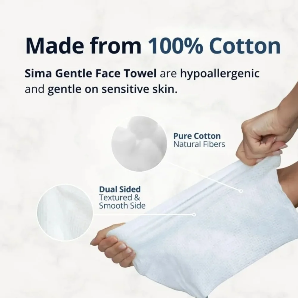 Sima Disposable Face Towels cotton 50 NEW